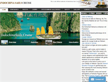 Tablet Screenshot of indochinasailshalongbay.com